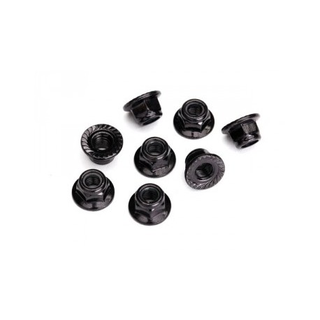Traxxas 8447 Nuts flanged 5mm Steel (8)