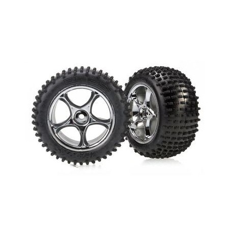 Traxxas 2470R Tires & Wheels 2,2" Alias/Tracer Soft Rear (2)