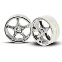 Traxxas 2473 Wheels Tracers 2,2" Chrome 2WD Front (2)