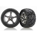 Traxxas 2478R Tires & Wheels 2,2" Anaconda/Tracer Chrome Rear (2)