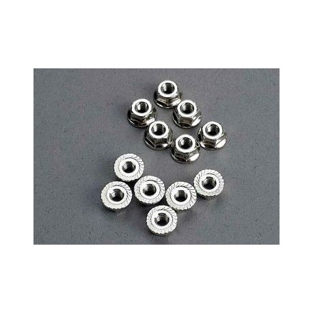 Traxxas 2744 Nuts, 3mm flanged (12)