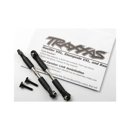Traxxas 3644 Turnbuckle Complete Steel Camber Link 69mm (2)