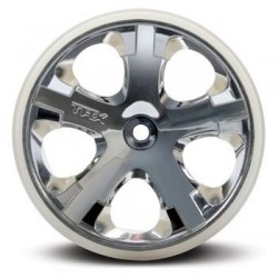 Traxxas 3772 Wheels All-Star 2.8" Chrome (2)