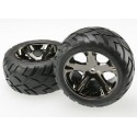Traxxas 3773A Tires & Wheels Anaconda/AllStar Black Chrome 2,8" (2)