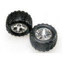 Traxxas 4171 Tires & Wheels Talon/ All-Star (Nitro Front) 2,8" (2)