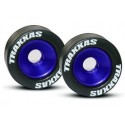 Traxxas 5186A Wheelie Wheels Aluminium Blue (2)