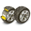 Traxxas 5577R Tires & Wheels Anaconda/ All-Star (Nitro Front) 2,8" (2)