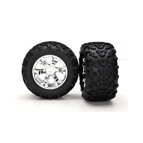 Traxxas 5674 Tires & Wheels Maxx/Geode (17mm) 3,8" (2)