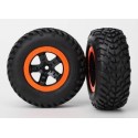 Traxxas 5864 Tires & Wheels, SCT/SCT, 2WD Front (2)