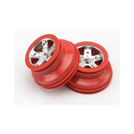 Traxxas 5874A Wheels 2.2/3.0" Red 2WD Front (2)