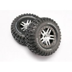 Traxxas 5877 Tires & Wheels, BFGoodrich/Split-Spoke, 2WD Front (2)