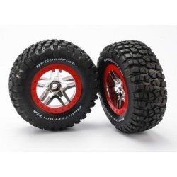 Traxxas 5877A Tires & Wheels, BFGoodrich/Split-Spoke, 2WD Front (2)