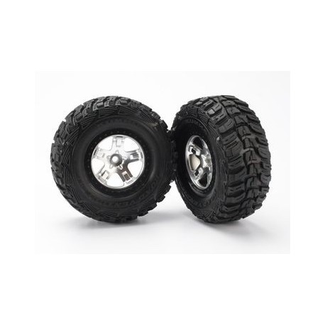 Traxxas 5881 Tires & Wheels, Kumho/SCT, 2WD Front (2)