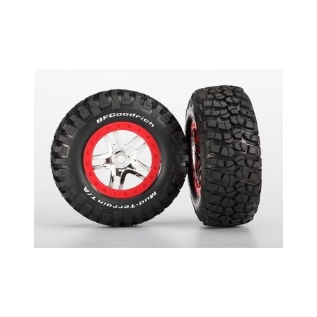 Traxxas 5975A Tires & Wheels, BFGoodrich/Split-Spoke, Front/Rear