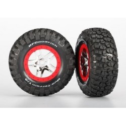 Traxxas 5975R Tires & Wheels, BFGoodrich S1/Split-Spoke, Front/Rear