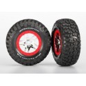 Traxxas 5975R Tires & Wheels, BFGoodrich S1/Split-Spoke, Front/Rear