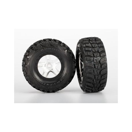 Traxxas 5976 Tires & Wheels, Kumho/Split-Spoke, Front/Rear