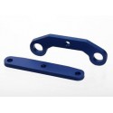 Traxxas 6423 Bulkhead tie bars, front & rear, aluminum (blue-anodized)
