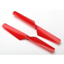 Traxxas 6628 ROTOR BLADE SET, RED (2)