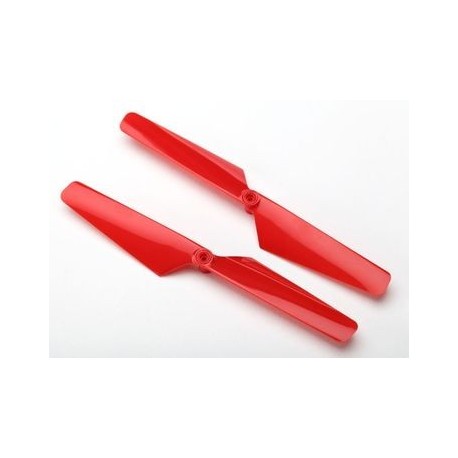 Traxxas 6628 ROTOR BLADE SET, RED (2)