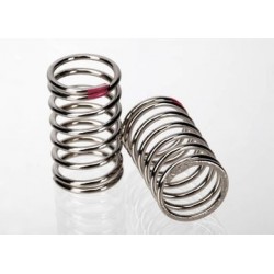 Traxxas 7244A Spring, shock (nickel finish) (GTR) (2.77 rate, pink) (1 pa