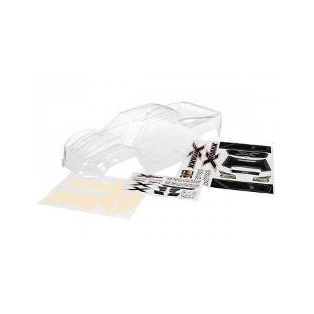 Traxxas 7711 Body X-Maxx clear, untrimmed with decal sheet
