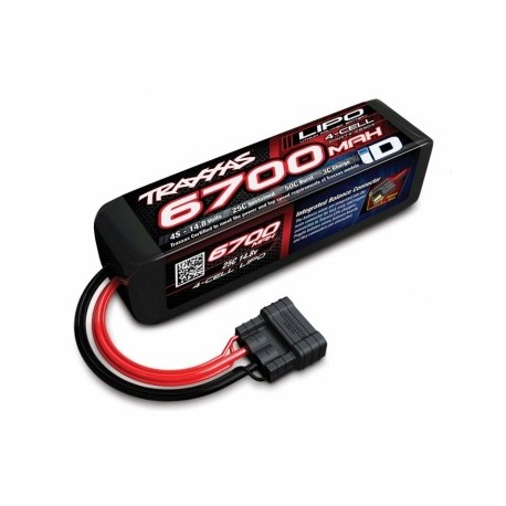 Traxxas 2890X Li-Po Battery 4S 14,8V 6700mAh 25C iD-connector