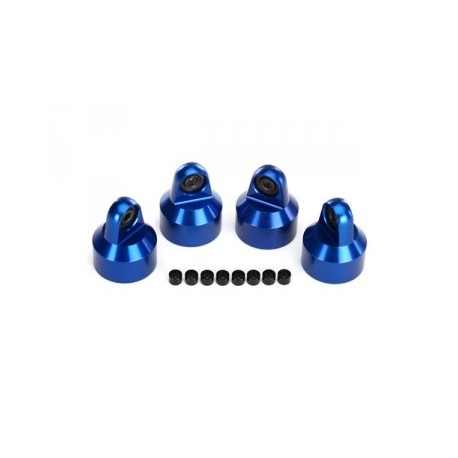 Traxxas 7764A Shock Caps Aluminium Blue (4)