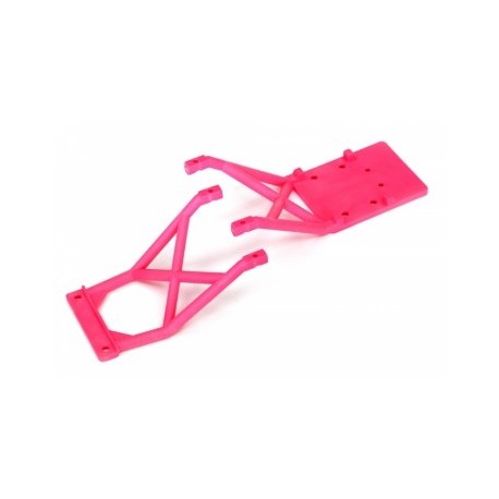 Traxxas 3623P Skid Plates Front and Rear Pink