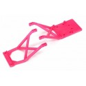 Traxxas 3623P Skid Plates Front and Rear Pink