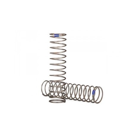 Traxxas 8045 Springs natural finish gts 0.61 rate blue (2)
