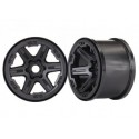 Traxxas 8671 Wheels Carbide 3.8" Black 17mm (2)