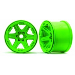 Traxxas 8671G Wheels Carbide 3.8" Green 17mm (2)