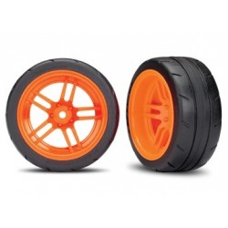 Traxxas 8374A Tires & Wheels Response 1,9" Touring Orange Rear VXL (2)