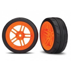 Traxxas 8373A Tires & Wheels Response 1,9" Touring Orange Front VXL (2)