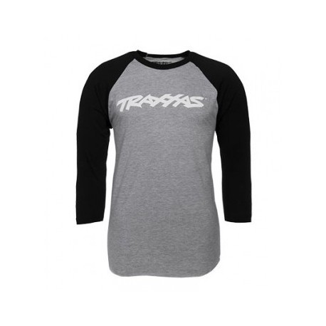 Traxxas 1369-M T-Shirt long sleeve Traxxas Raglan Grey/Black M