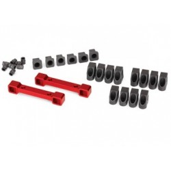 Traxxas 8334R Mount Susp Arms Front and Rear Alu Red