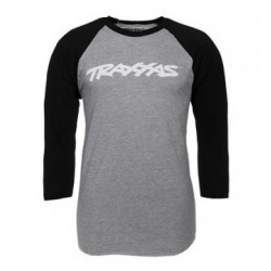 Traxxas 1369-L T-Shirt long sleeve Traxxas Raglan Grey/Black L