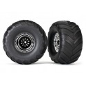 Traxxas 3665X Tires & Wheels Terra Groove/Chrome 2,2/3,0 (2)