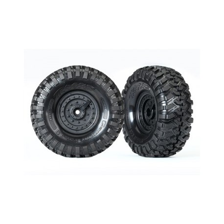 Traxxas 8273 Tires and Wheels Canyon Trail and Tactical 1.9" (2)