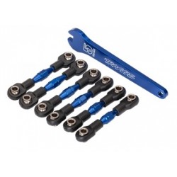 Traxxas 8341X Turnbuckles Front and Rear Alu Blue (set)