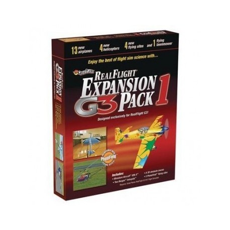 GREAT PLANES Realflight G3/G4 exp. pack 1* SALE, 18MZ4111