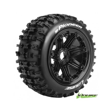 Tires & Wheels B-PIONEER LS Buggy Rear (24mm Hex) (2)