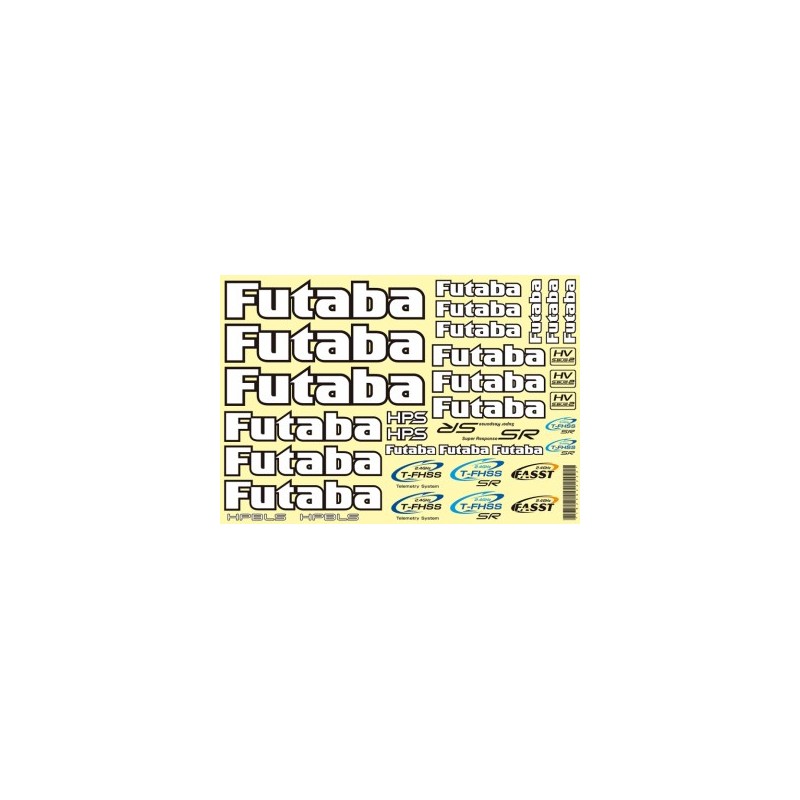 Futaba Ebb1179 Decal Sheet for Surface Vehicles FUTEBB1179 for sale online