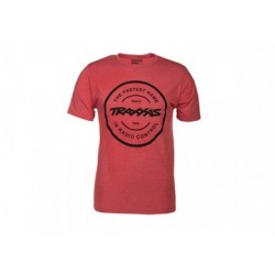 TRX1359-S T-Shirt Red Circle Traxxas-logo S (Premium Fit)