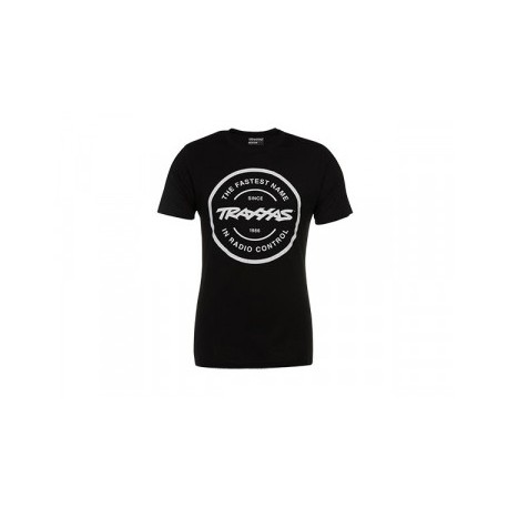 TRX1360-S T-Shirt Black Circle Traxxas-logo S