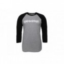 TRX1369-XL Shirt Raglan Traxxas-logo Grey/Black XL (Premium Fit)