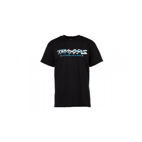 TRX1373-L T-shirt Black Traxxas-logo Sliced L