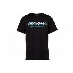 TRX1373-M T-shirt Black Traxxas-logo Sliced M