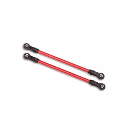 Traxxas 8142R Susp. Link Red Rear Upper Steel (2) (For Lift Kit 8140R)